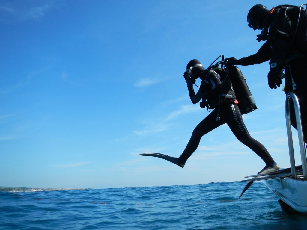 Sub Diving Scuba Giant Step Diver  - FIRSTonline / Pixabay